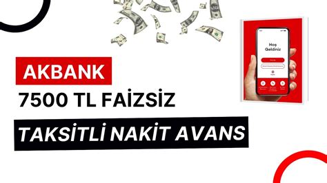 Akbank Nakit Avans Özellikleri ve Başvuru Süreci